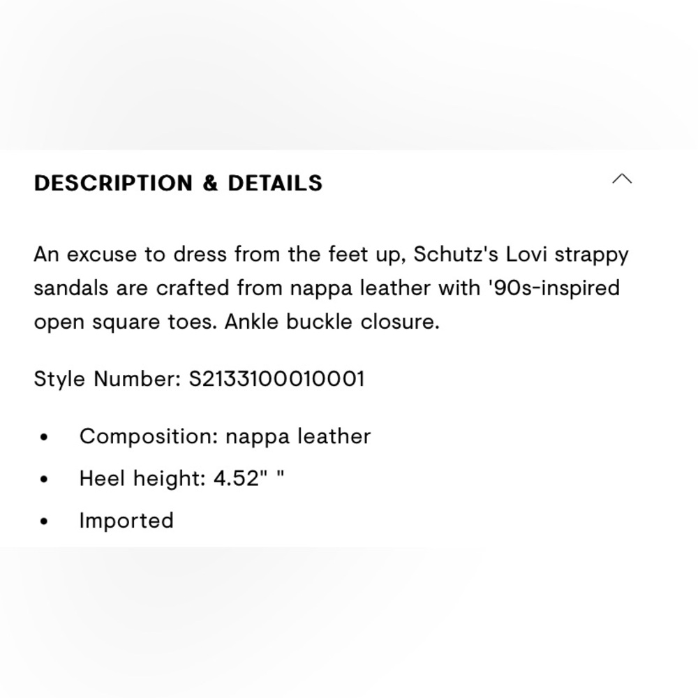 Schutz Lovi Gold Metallic Sandal, Size 7 - Picture 4 of 8